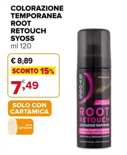 Iperal Colorazione temporanea root retouch Syoss offerta