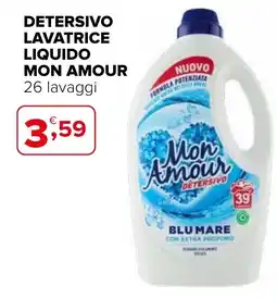 Iperal Detersivo lavatrice liquido Mon Amour offerta
