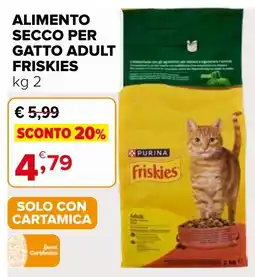 Iperal Alimento secco per gatto adult Friskies offerta