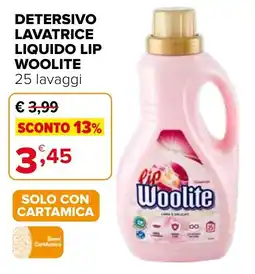 Iperal Detersivo lavatrice liquido Lip Woolite offerta