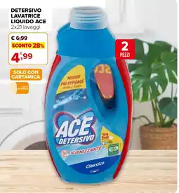 Iperal Detersivo lavatrice liquido Ace offerta