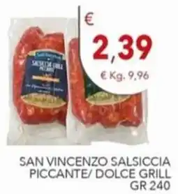 Diper San Vincenzo Salsiccia Piccante/Dolce Grill offerta