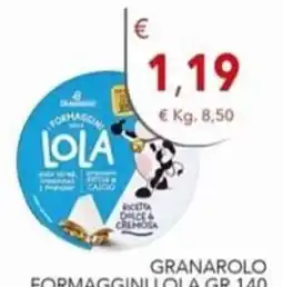 Diper Formaggini Lola Granarolo offerta