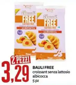 PRO7 Supermercati Bauli free croissant senza lattosio albicocca offerta