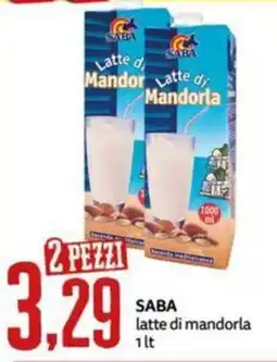 PRO7 Supermercati SABA latte di mandorla offerta