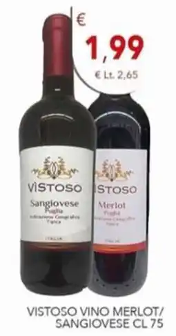 Diper Vistoso vino merlot/sangiovese offerta