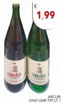 Diper Cannarutu vino vari tipi offerta