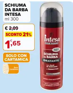 Iperal Schiuma da barba Intesa offerta