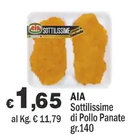 Primo Prezzo AIA Sottilissime di Pollo Panate offerta