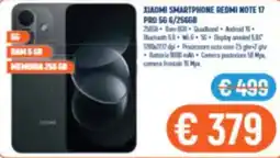 Vantaggi Sottocasa Xiaomi Smartphone Redmi Note 17 Pro offerta