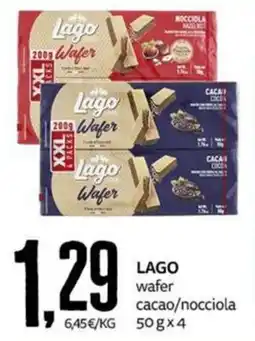 PRO7 Supermercati Lago wafer cacao/nocciola offerta