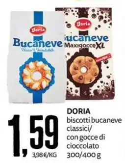 PRO7 Supermercati DORIA biscotti bucanève classici offerta