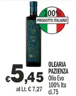 Primo Prezzo Olearia Pazienza Olio Evo offerta