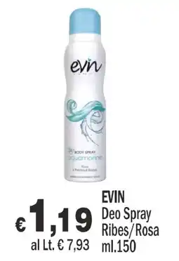 Primo Prezzo Evin Deo Spray offerta