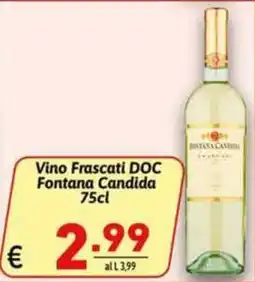 Ipercarni Vino Frascati DOC Fontana Candida offerta