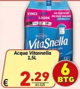 Ipercarni Acqua Vitasnella offerta