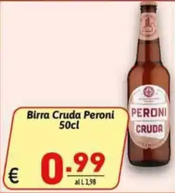 Ipercarni Birra Cruda Peroni offerta
