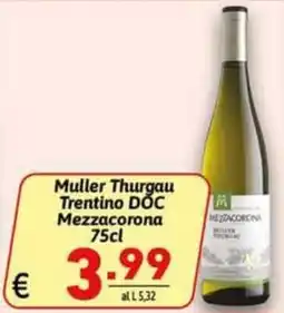 Ipercarni Muller Thurgau Mezzacorona offerta