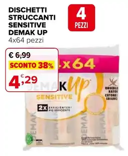 Iperal Dischetti struccanti sensitive demak up offerta