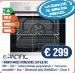 Vantaggi Sottocasa Forno multifunzione Pacific offerta