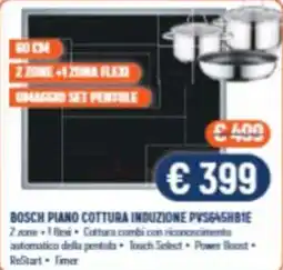 Vantaggi Sottocasa Bosch piano cottura induzione offerta