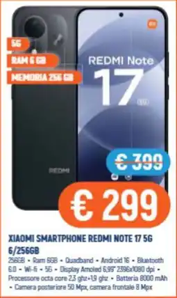 Vantaggi Sottocasa Xiaomi Smartphone Redmi Note 17 5G offerta