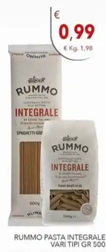 Diper Rummo pasta integrale offerta