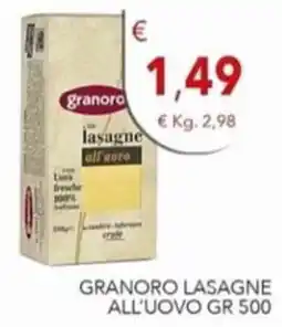 Diper Granoro lasagne all'uovo offerta