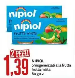 PRO7 Supermercati NipiOL omogeneizzati alla frutta frutta mista offerta