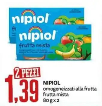 NipiOL omogeneizzati alla frutta frutta mista
