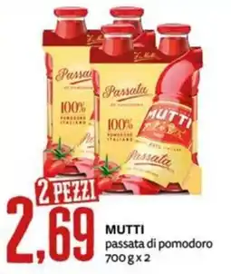 PRO7 Supermercati Mutti passata di pomodoro offerta