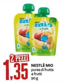PRO7 Supermercati Nestlé mio purea di frutta 4 frutti offerta