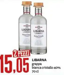 PRO7 Supermercati Libarna grappa bianca cristallo offerta