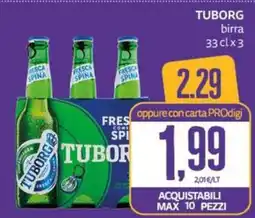 PRO7 Supermercati Tuborg birra offerta
