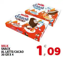 Il Centro Superstore Milk Snack al latte/cacao offerta