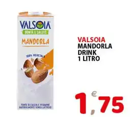 Il Centro Superstore Valsòia mandorla drink offerta