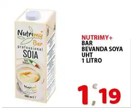 Il Centro Superstore Nutrimy+ Bar bevanda soia offerta