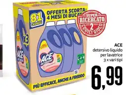 PRO7 Supermercati ACE detergente liquido per lavatrice offerta