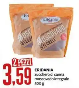 PRO7 Supermercati Eridania zucchero di canna moscovado integrale offerta