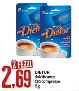 PRO7 Supermercati Dietor dolcificante offerta