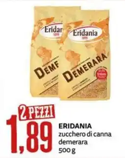 PRO7 Supermercati Eridania zucchero di canna demerara offerta