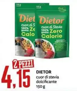 PRO7 Supermercati Dietor cuor di stevia dolcificante offerta