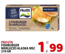 Il Centro Superstore Frosta Fishburger Merluzzo Alaska MSC offerta
