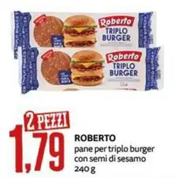 PRO7 Supermercati Roberto pane per triplo burger con semi di sesamo offerta