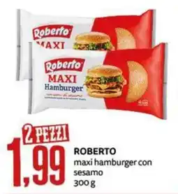 PRO7 Supermercati Roberto maxi hamburger con sesamo offerta