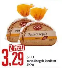 PRO7 Supermercati Gilli pane di segale landbrot offerta