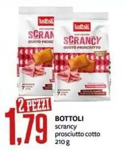 PRO7 Supermercati Bottoli scrancy prosciutto cotto offerta