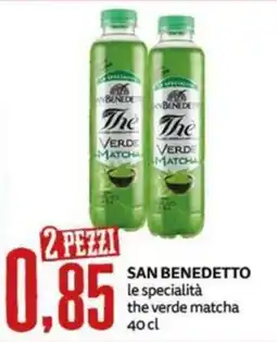 PRO7 Supermercati San Benedetto the verde matcha offerta