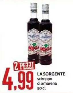 PRO7 Supermercati La Sorgente sciroppo di amarena offerta