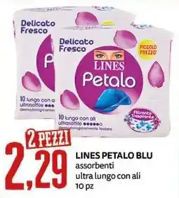 PRO7 Supermercati Lines petalo blu offerta